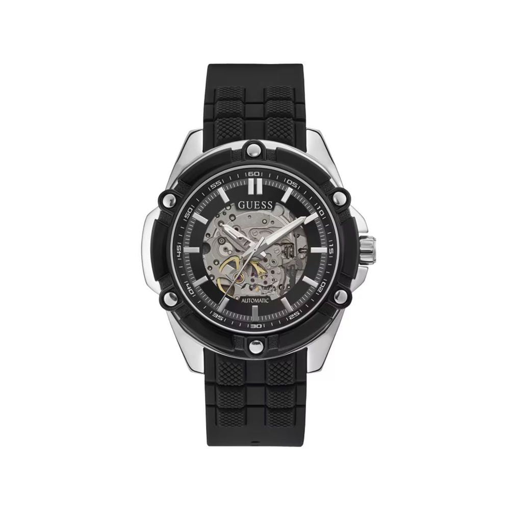Guess Black Synthetic Watch $625.00 Guess Luzworld