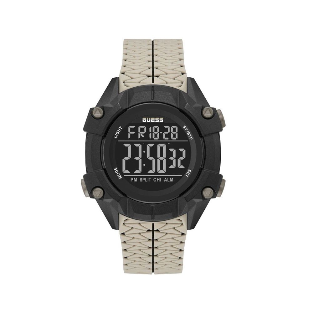 Guess Beige Synthetic Watch $275.00 Guess Luzworld