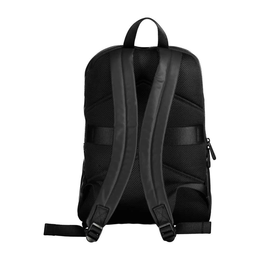 Calvin Klein Black Polyester Men Backpack $510.00 Calvin Klein Luzworld