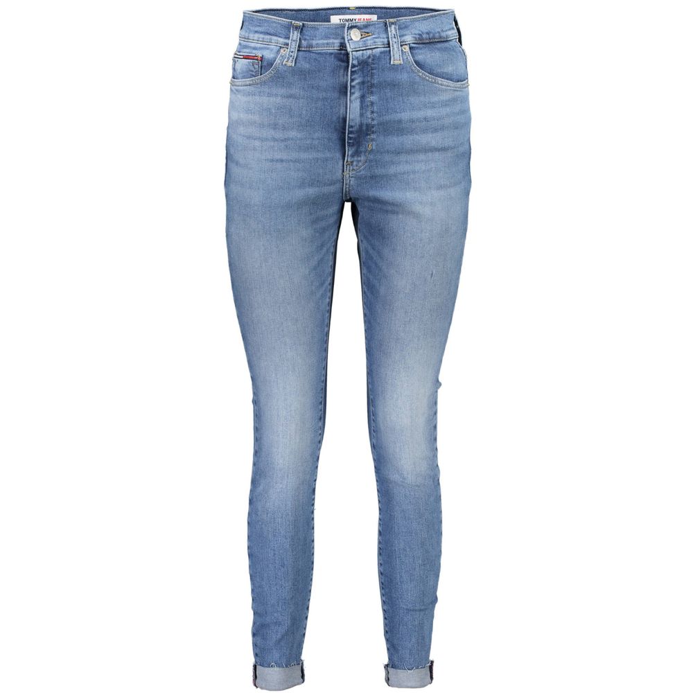Tommy Hilfiger Blue Cotton Women Jeans $250.00 Tommy Hilfiger Luzworld