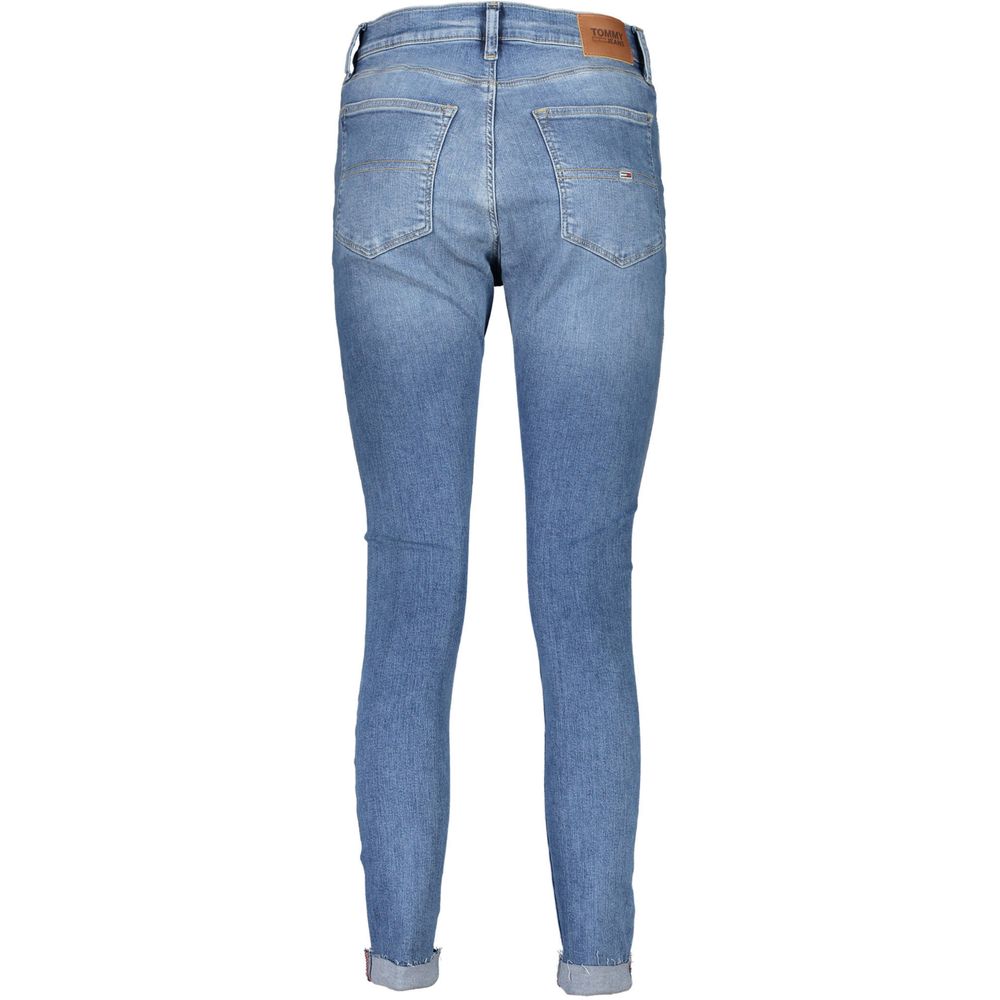 Tommy Hilfiger Blue Cotton Women Jeans $250.00 Tommy Hilfiger Luzworld