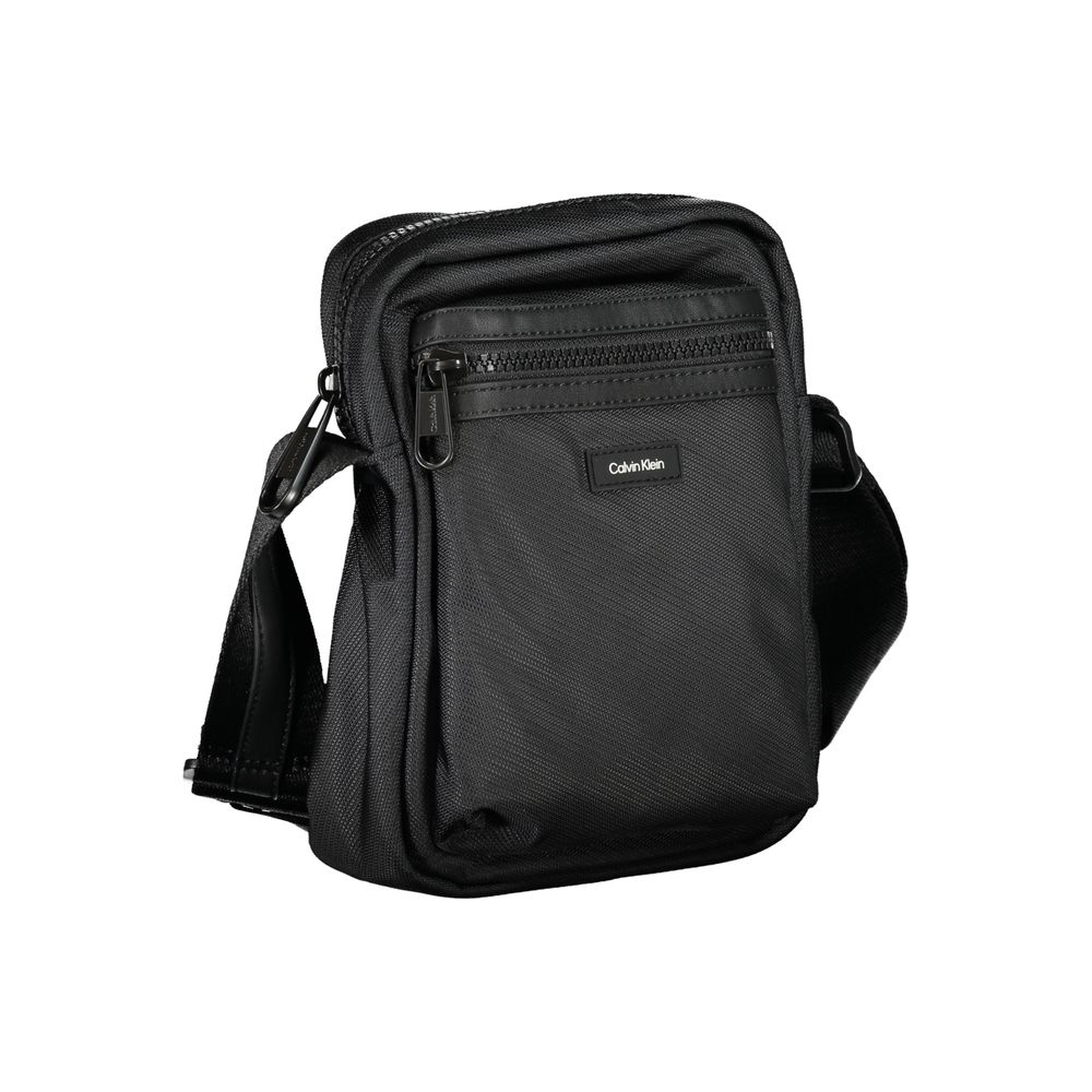 Calvin Klein Sleek Black Recycled Shoulder Bag $186.00 Calvin Klein Luzworld