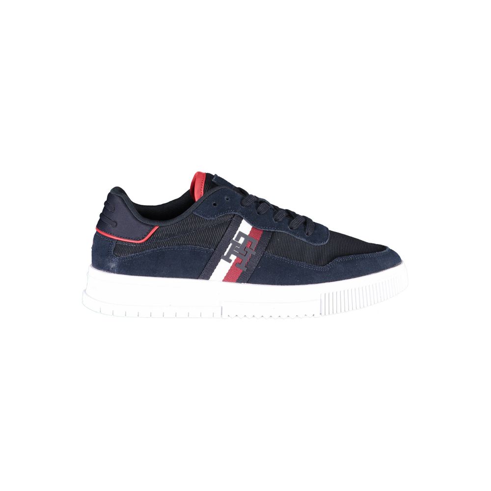 Tommy Hilfiger Blue Polyester Men Sneaker $271.00 Tommy Hilfiger Luzworld