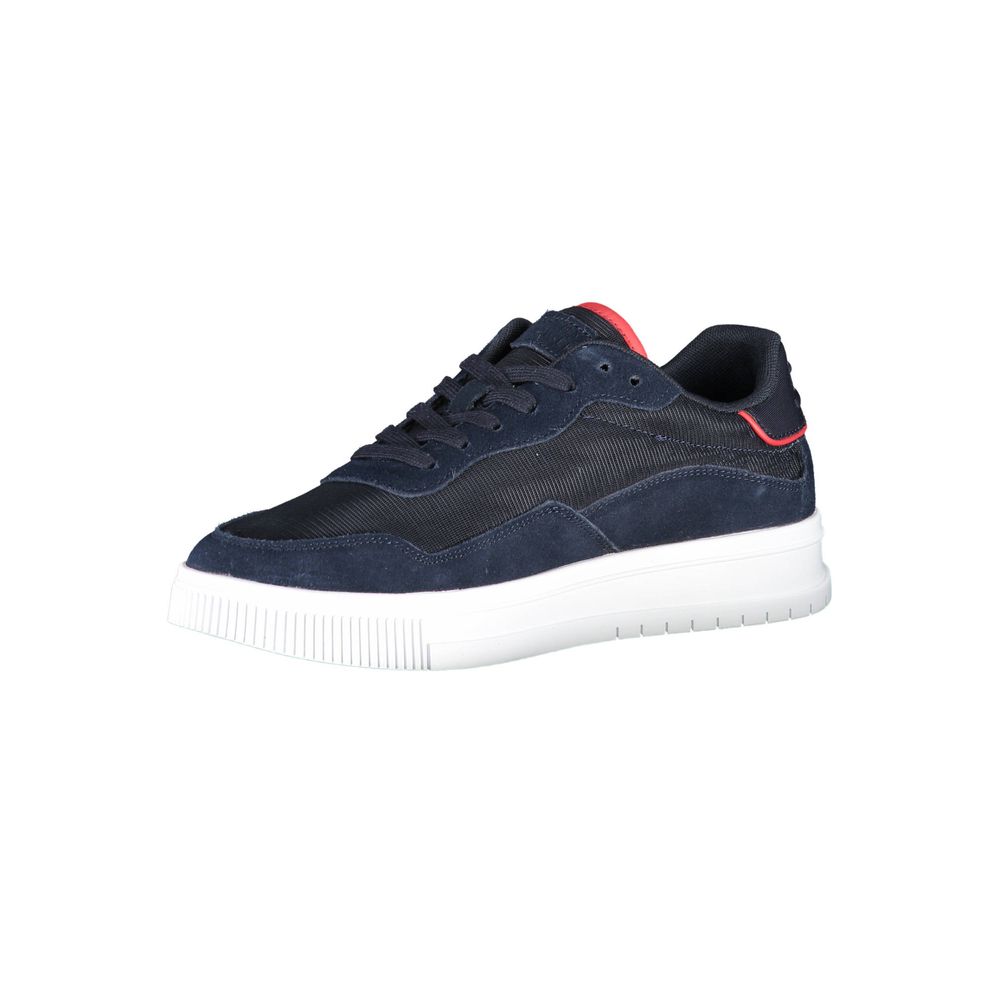 Tommy Hilfiger Blue Polyester Men Sneaker $271.00 Tommy Hilfiger Luzworld