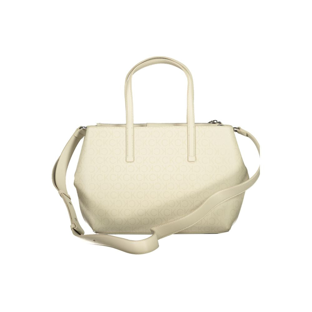 Calvin Klein Beige Polyester Handbag $531.00 Calvin Klein Luzworld