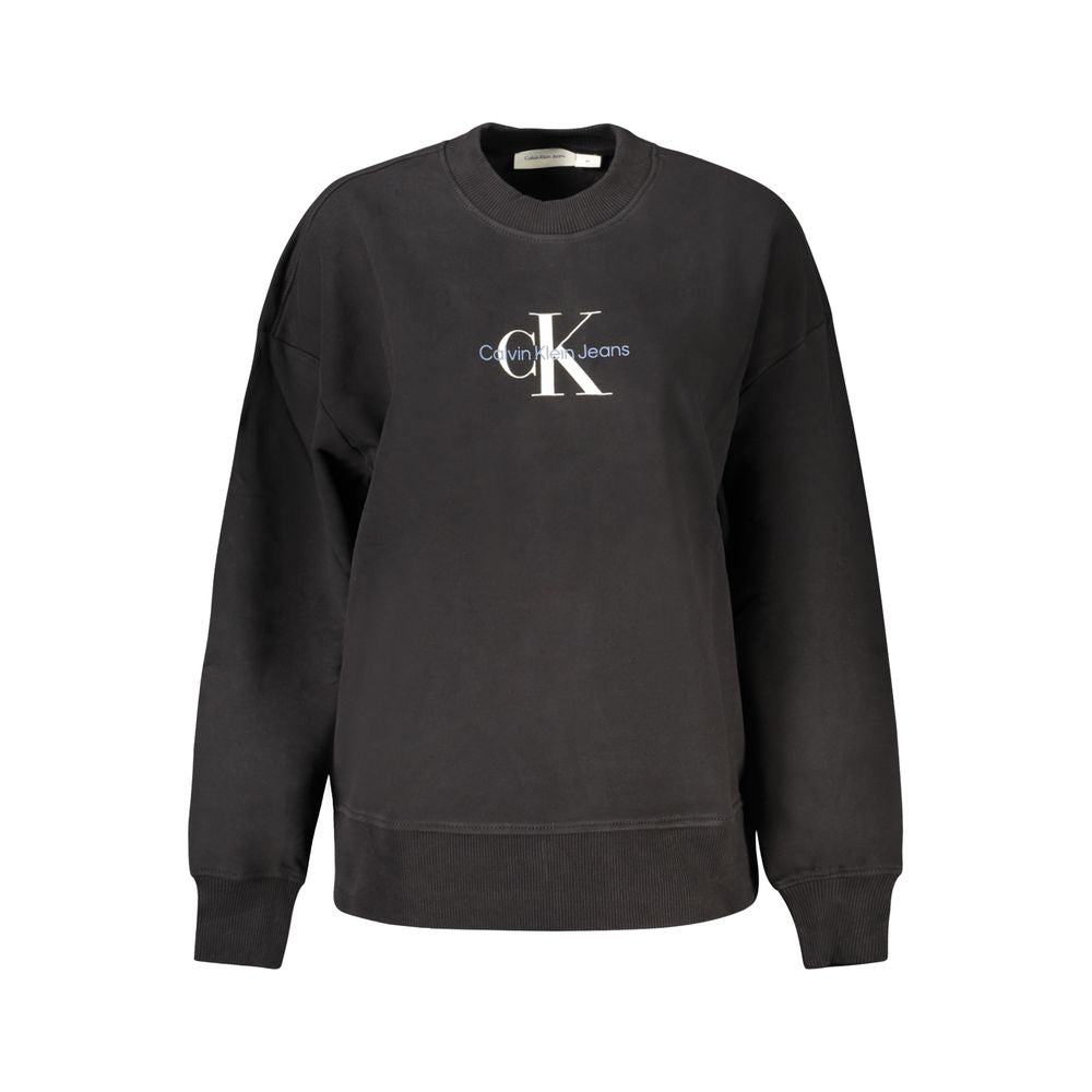 Calvin Klein Black Cotton Women Sweater $234.00 Calvin Klein Luzworld