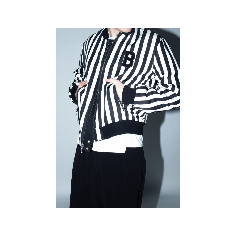 Balmain Black Polyamide Men's Reversible Jacket $3502.00 Balmain Luzworld