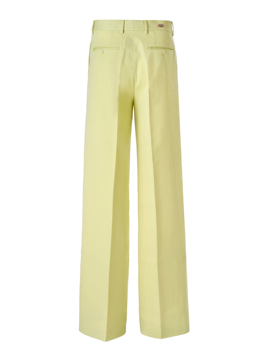 Gucci Lime Yellow Polyester Pants $1856.00 Gucci Luzworld
