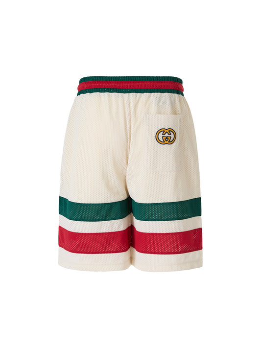 Gucci Cream polyester Logo Shorts $1620.00 Gucci Luzworld