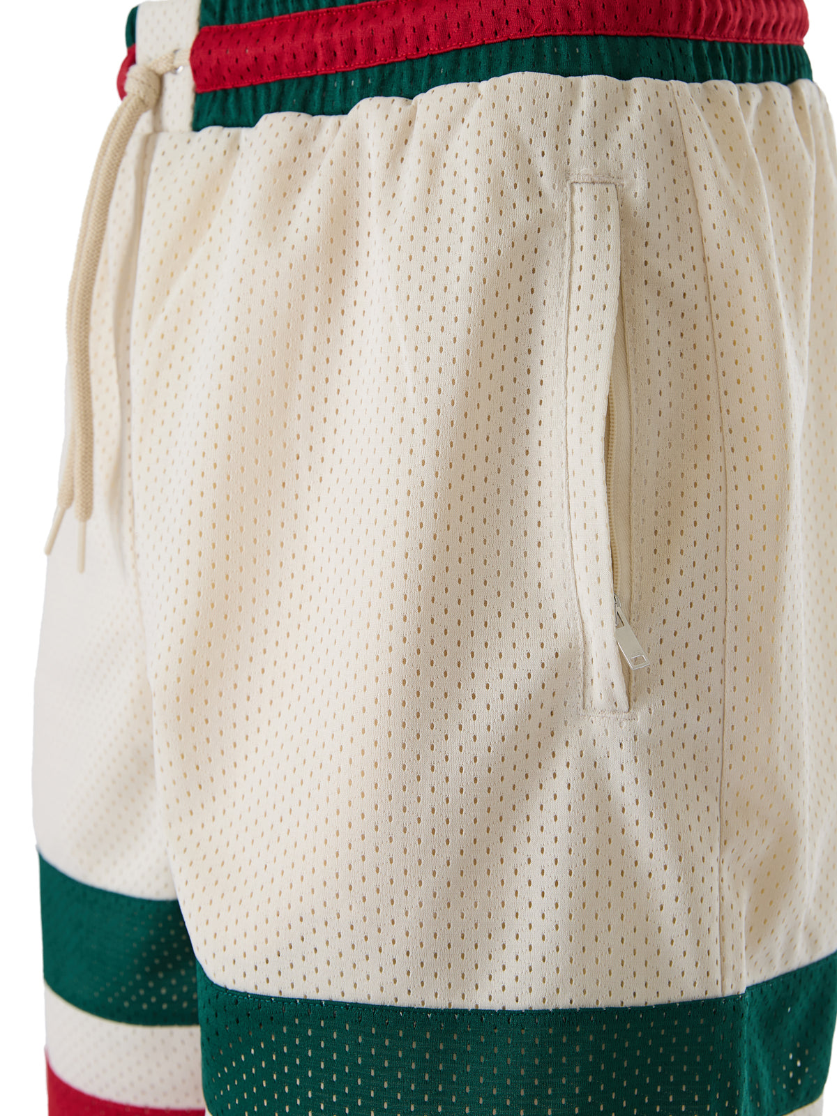 Gucci Cream polyester Logo Shorts $1620.00 Gucci Luzworld