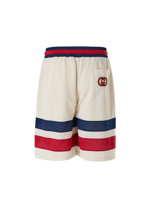Gucci Cream polyester Logo Shorts $1620.00 Gucci Luzworld