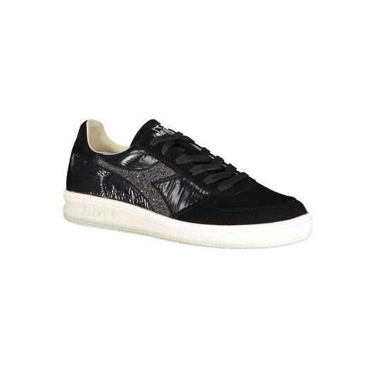 Diadora Black Leather Women Sneaker $561.00 Diadora Luzworld