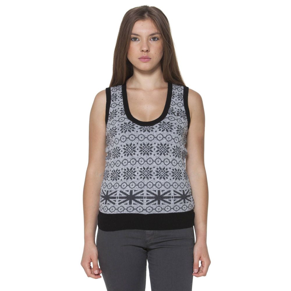 Fred Perry Gray Wool Sweater $234.00 Fred Perry Luzworld
