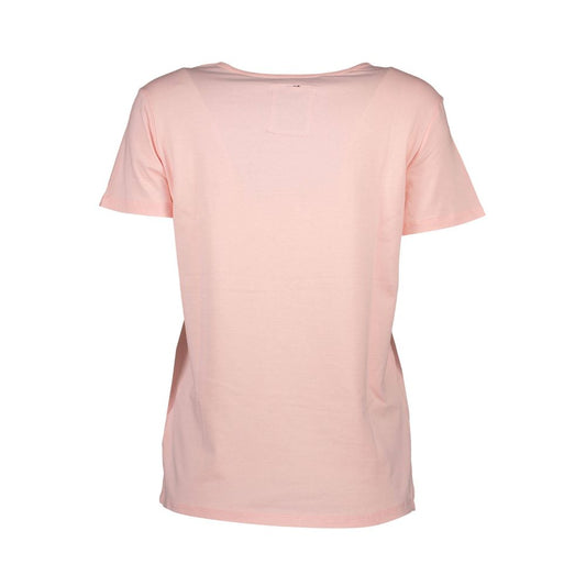 Silvian Heach Pink Cotton Women T-Shirt $116.00 Silvian Heach Luzworld