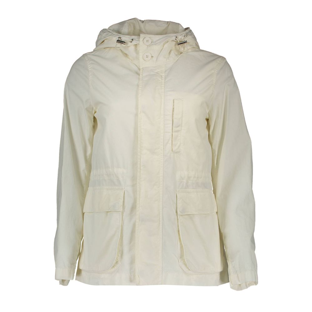 Gant White Cotton Women Jacket $669.00 Gant Luzworld