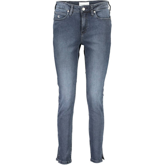 Calvin Klein Blue Cotton Women's Skinny Jean $234.00 Calvin Klein Luzworld