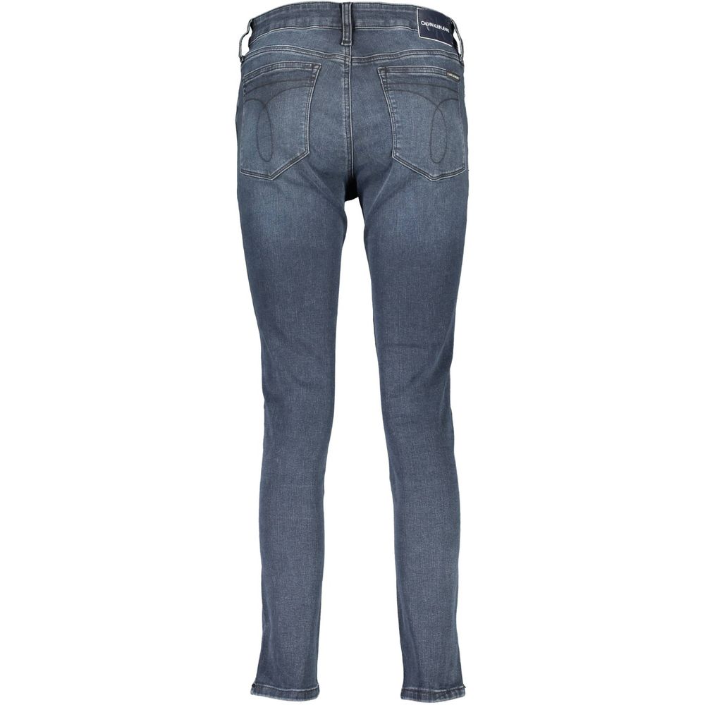 Calvin Klein Blue Cotton Women's Skinny Jean $234.00 Calvin Klein Luzworld