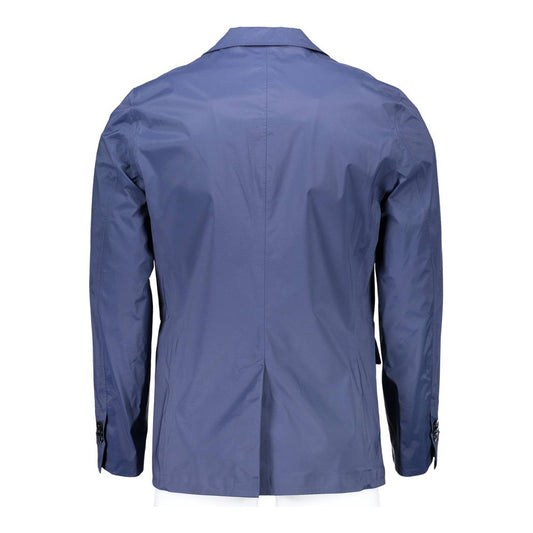 Gant Blue Nylon Men Jacket $802.00 Gant Luzworld