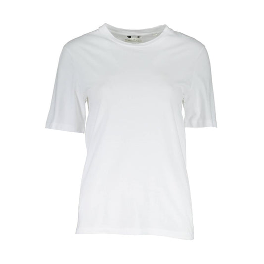 Gant White Cotton Men T-Shirt $161.00 Gant Luzworld