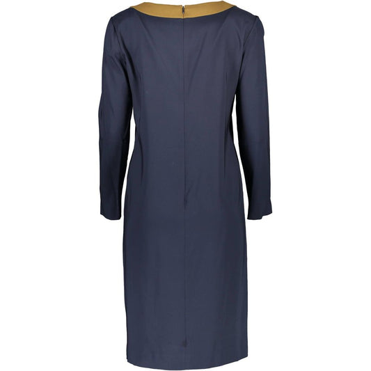 Gant Blue Viscose Women Dress $705.00 Gant Luzworld