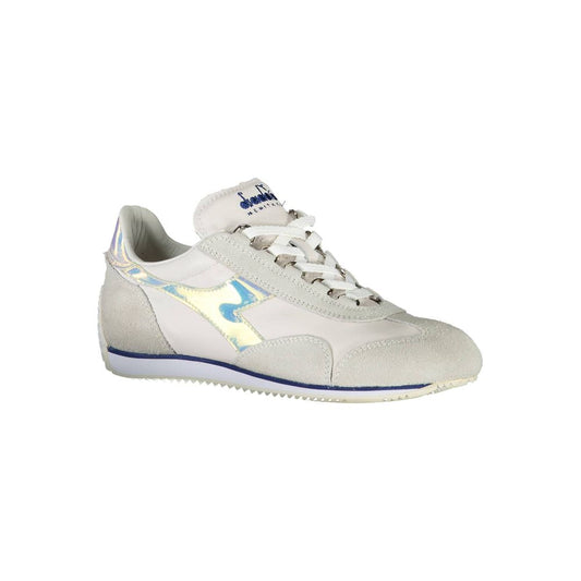 Diadora White Leather Women Sneaker $484.00 Diadora Luzworld