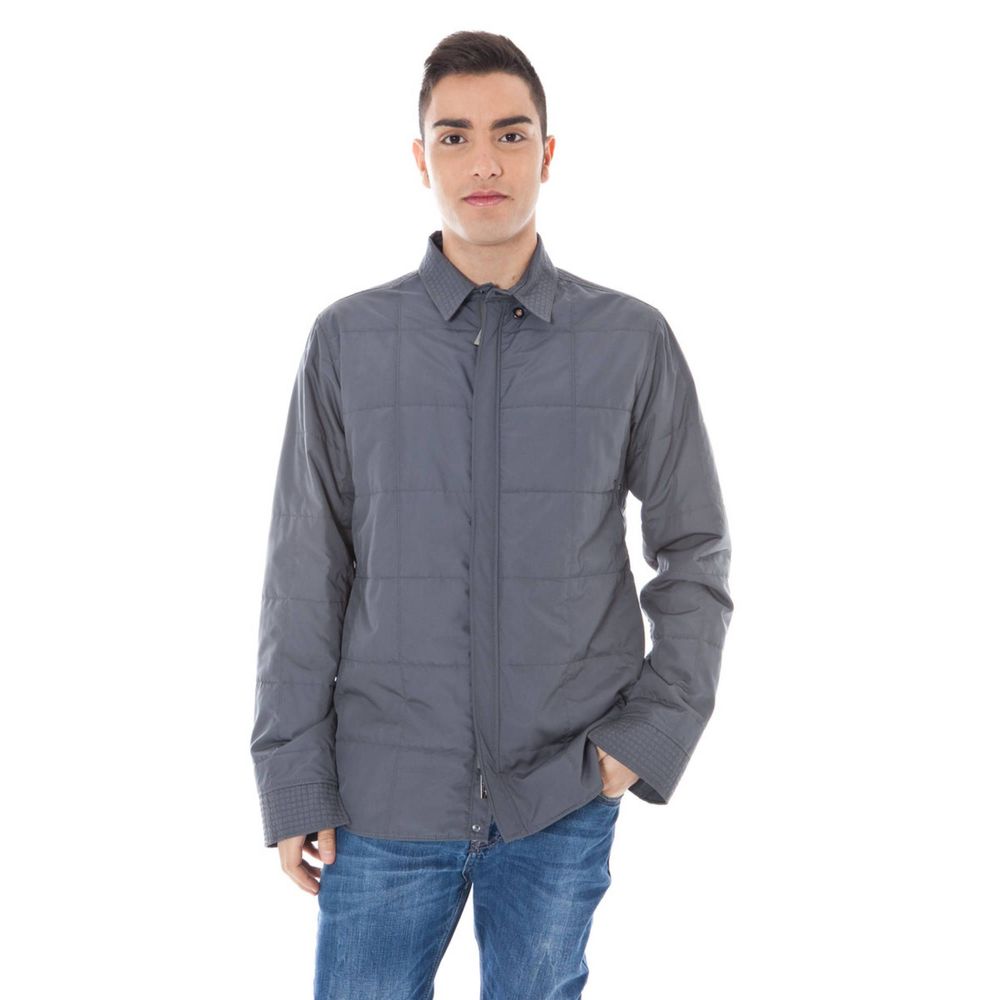 Calvin Klein Gray Polyester Men Jacket $882.00 Calvin Klein Luzworld