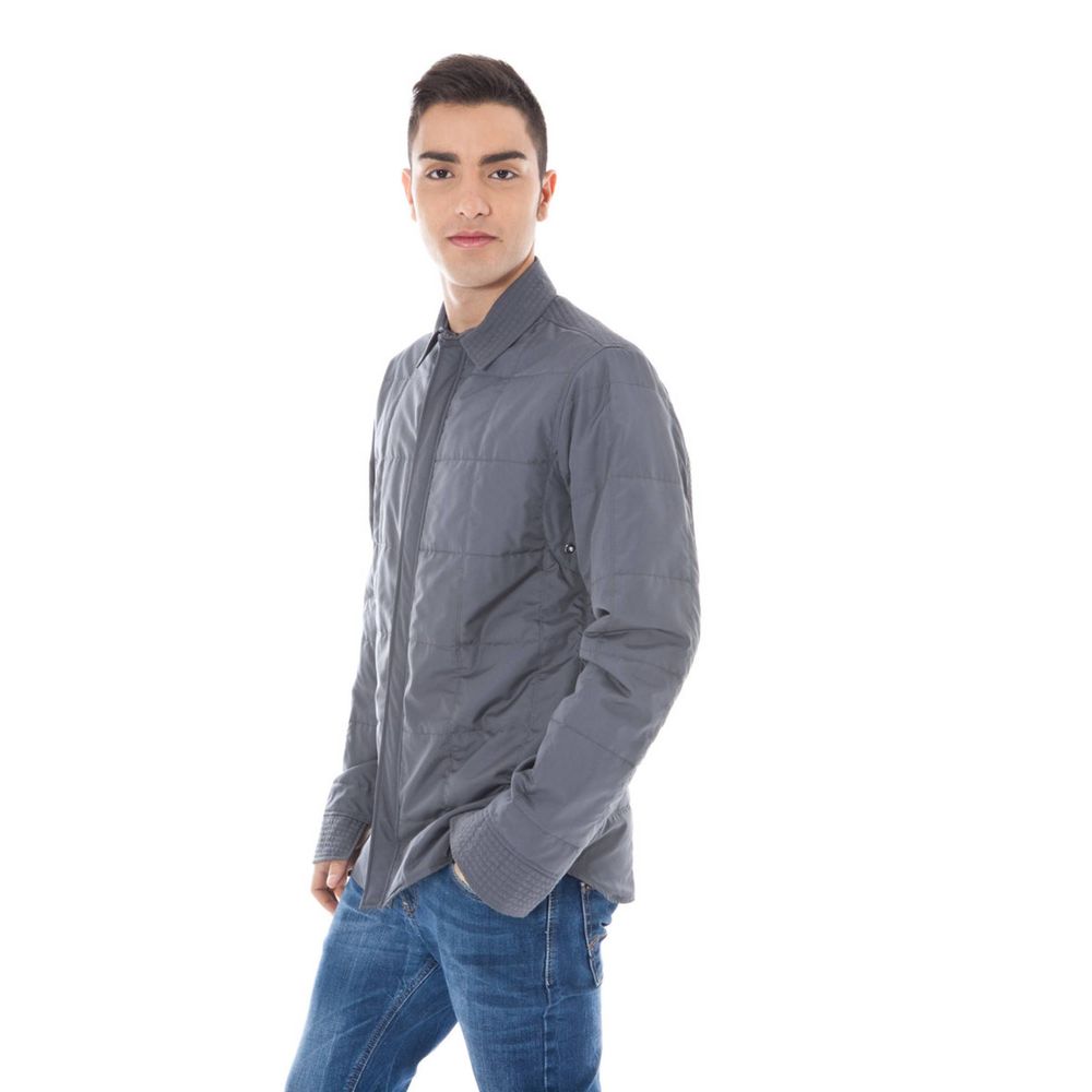 Calvin Klein Gray Polyester Men Jacket $882.00 Calvin Klein Luzworld