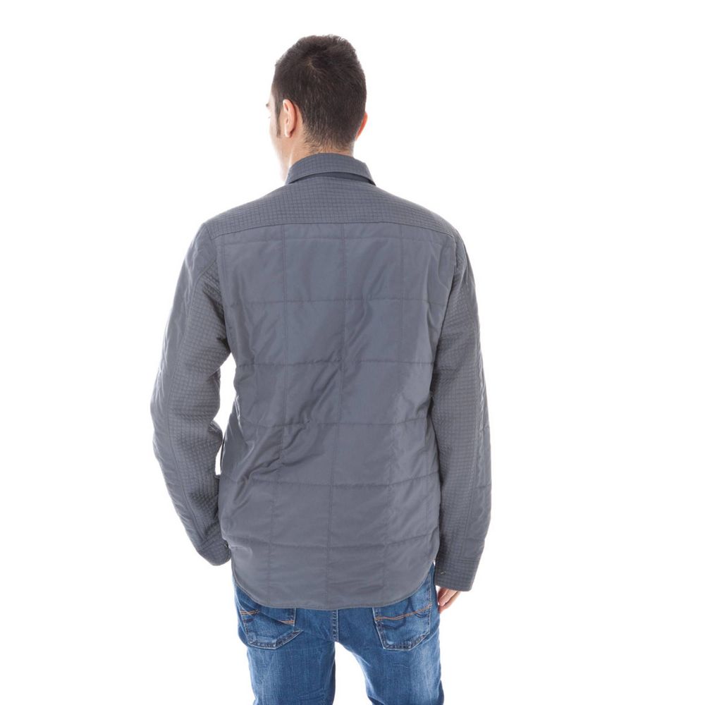 Calvin Klein Gray Polyester Men Jacket $882.00 Calvin Klein Luzworld