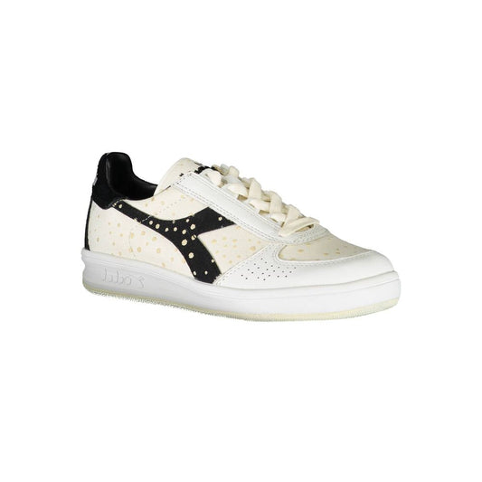 Diadora White Leather Women Sneaker $498.00 Diadora Luzworld