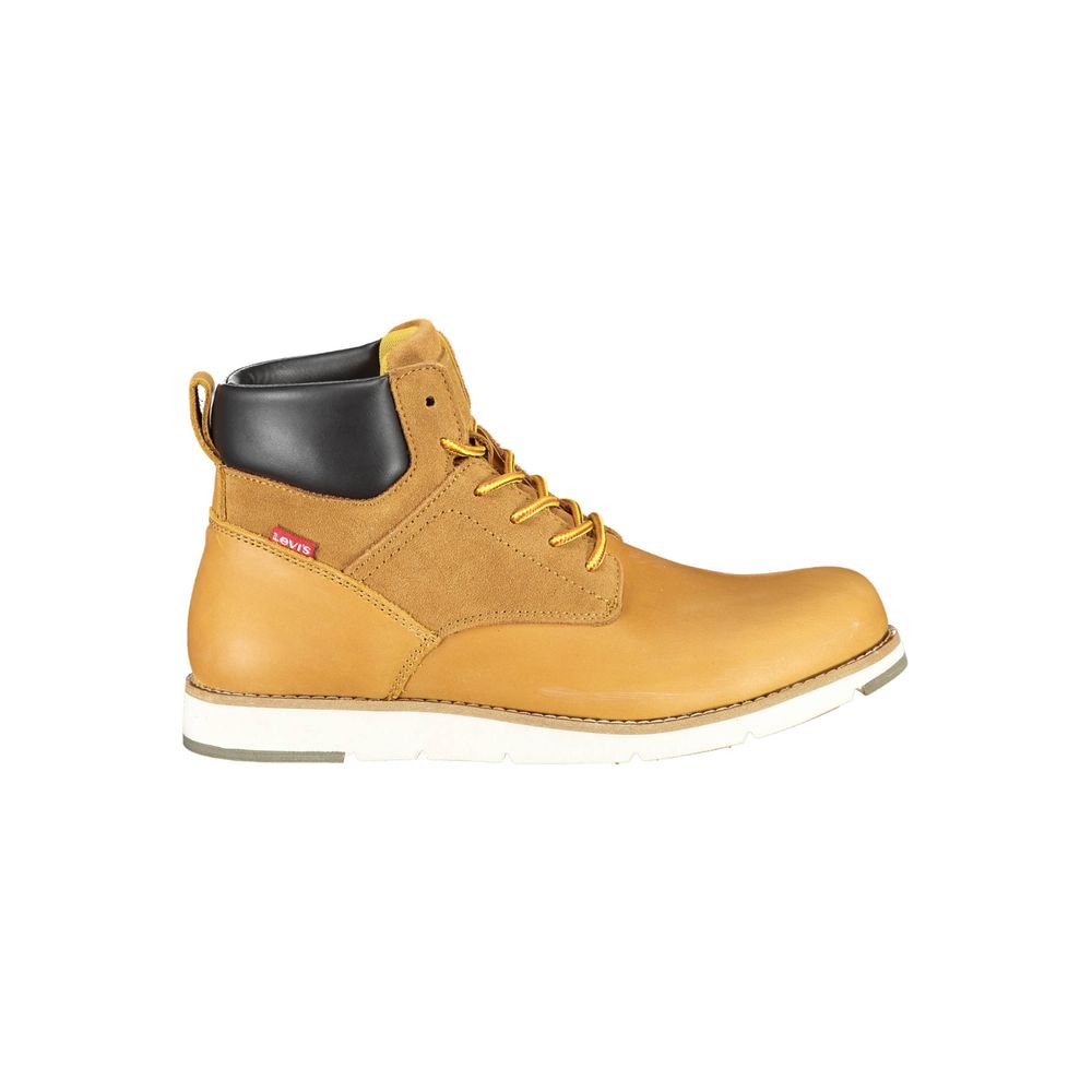 Levi's Beige Leather Men Boot $298.00 Levi's Luzworld