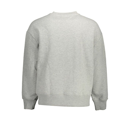 Tommy Hilfiger Gray Cotton Men Sweater $211.00 Tommy Hilfiger Luzworld