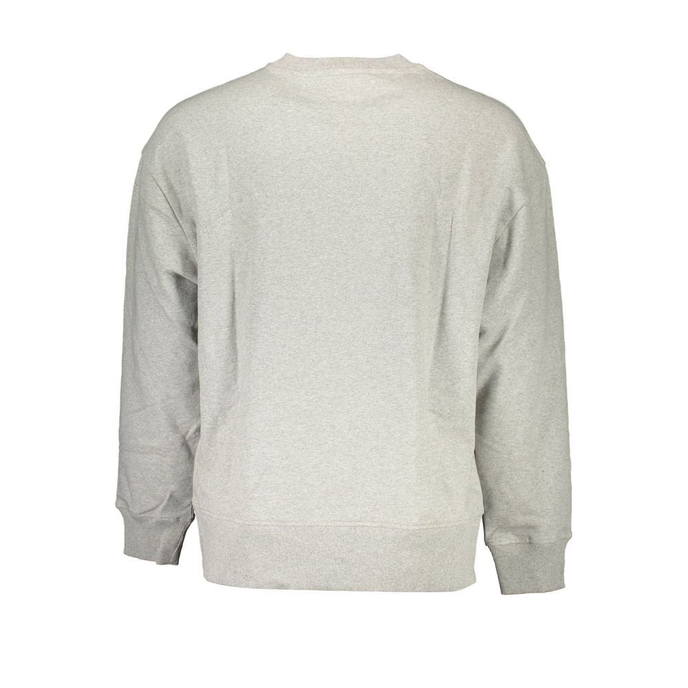 Tommy Hilfiger Gray Cotton Men Sweater $230.00 Tommy Hilfiger Luzworld