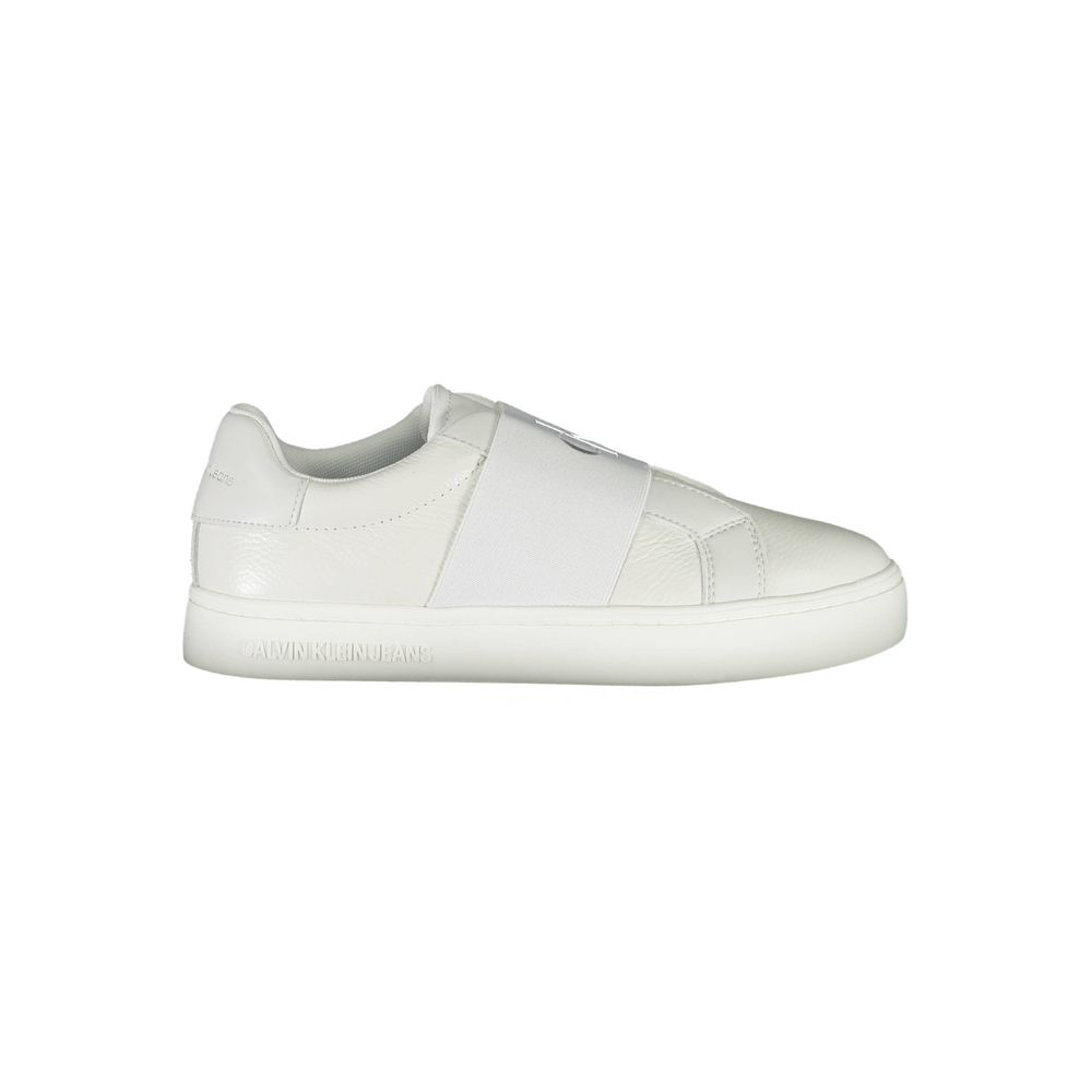 Calvin Klein White Leather Women Sneaker $233.00 Calvin Klein Luzworld