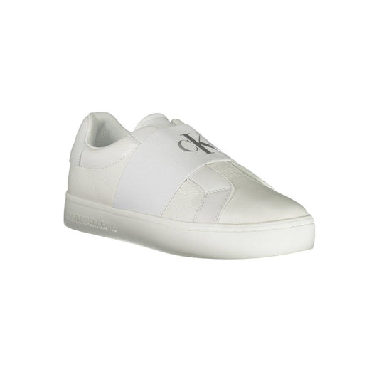 Calvin Klein White Leather Women Sneaker $233.00 Calvin Klein Luzworld