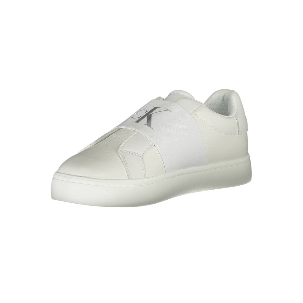 Calvin Klein White Leather Women Sneaker $233.00 Calvin Klein Luzworld