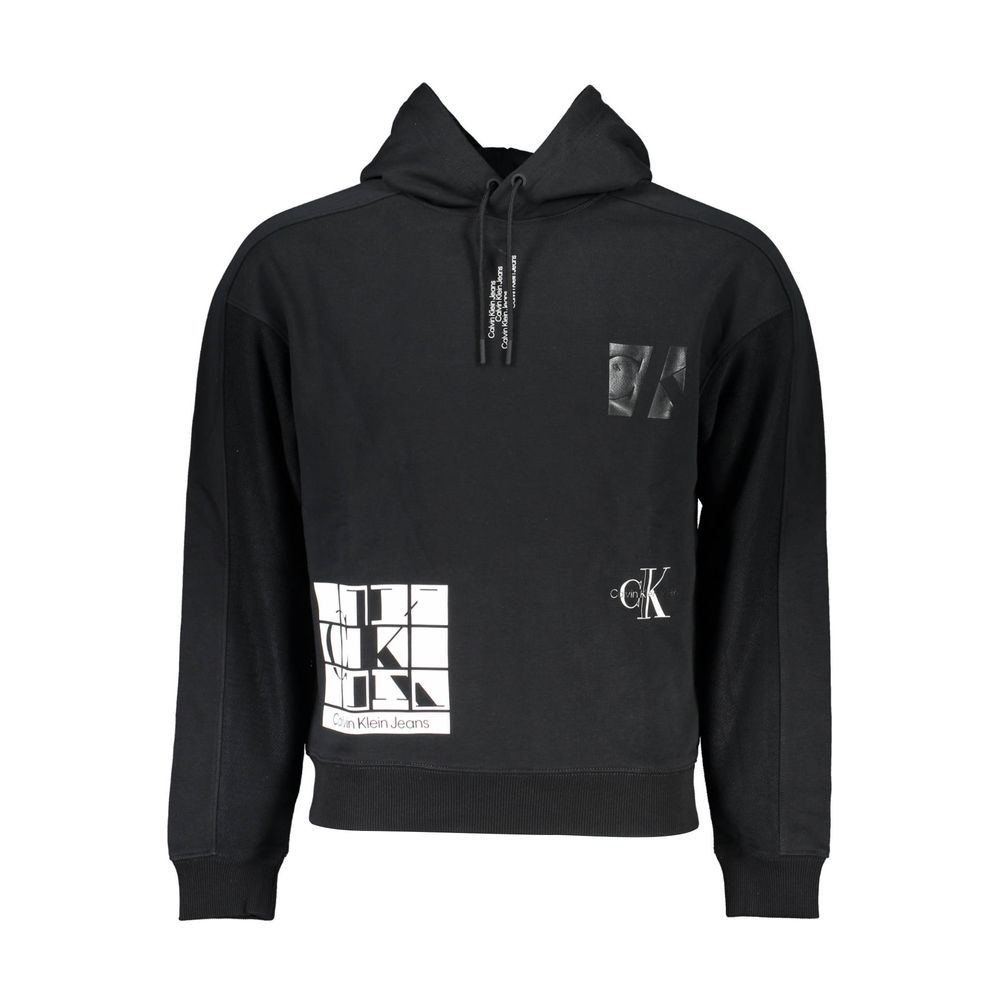 Calvin Klein Black Cotton Men Sweater $281.00 Calvin Klein Luzworld