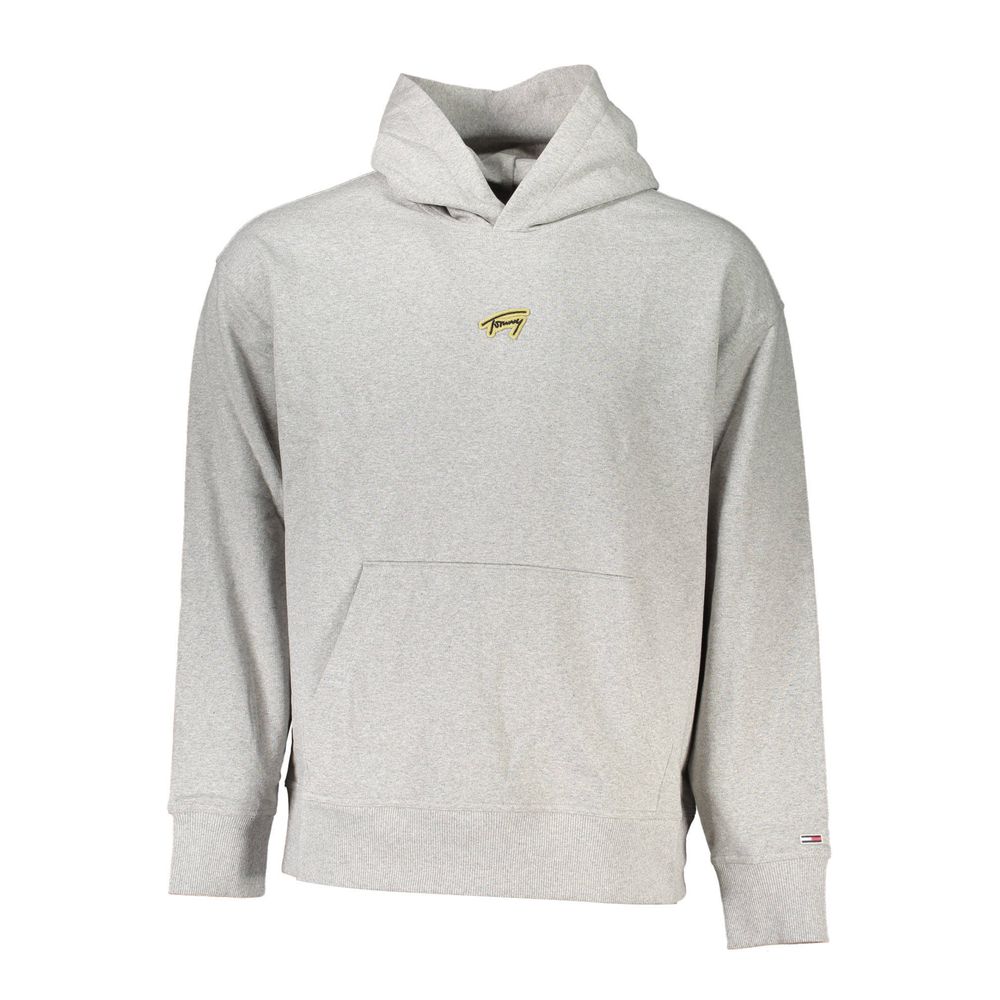 Tommy Hilfiger Gray Cotton Men Sweater $250.00 Tommy Hilfiger Luzworld