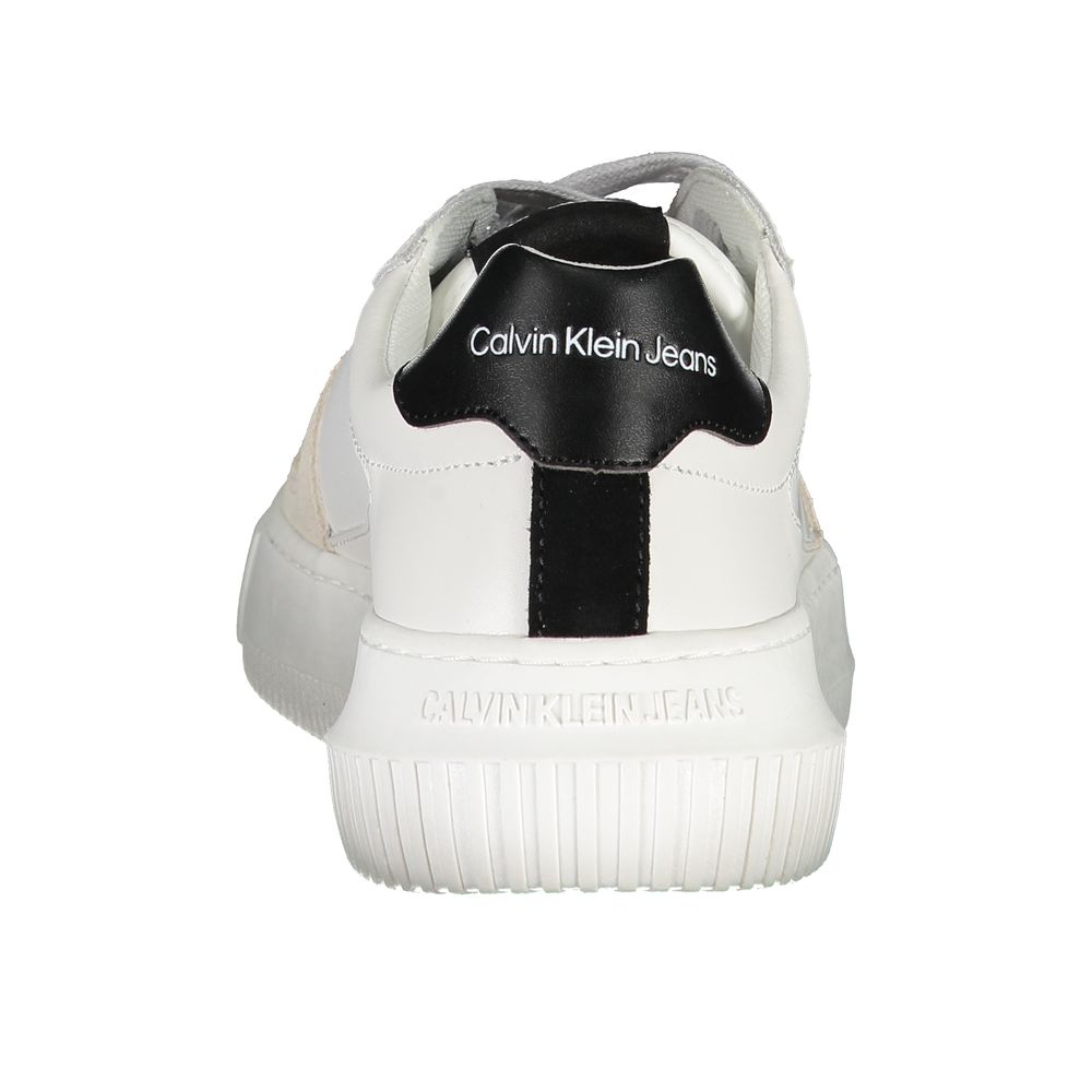Calvin Klein White Polyester Sneaker $290.00 Calvin Klein Luzworld