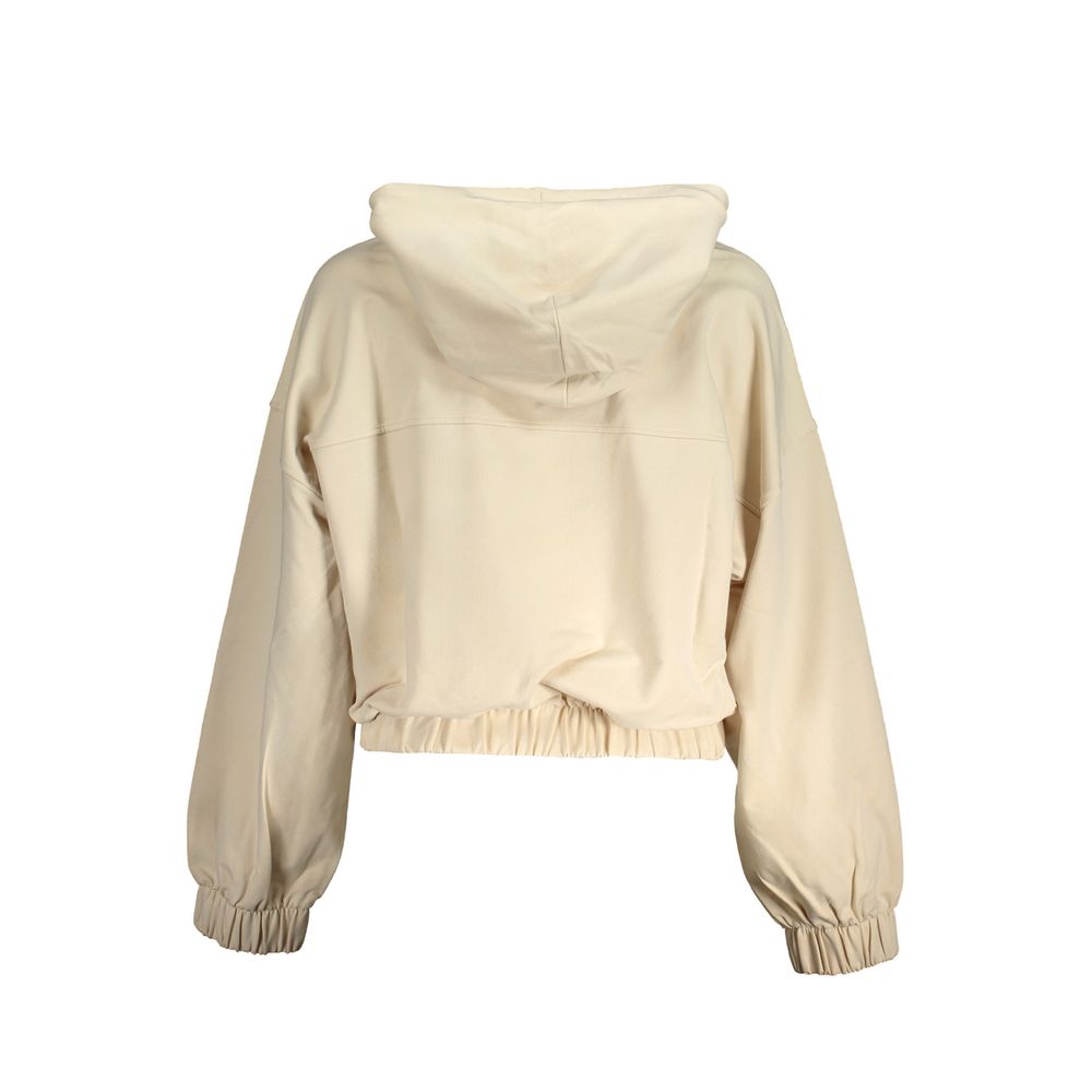 Tommy Hilfiger Beige Cotton Women Sweater Hoodie $234.00 Tommy Hilfiger Luzworld