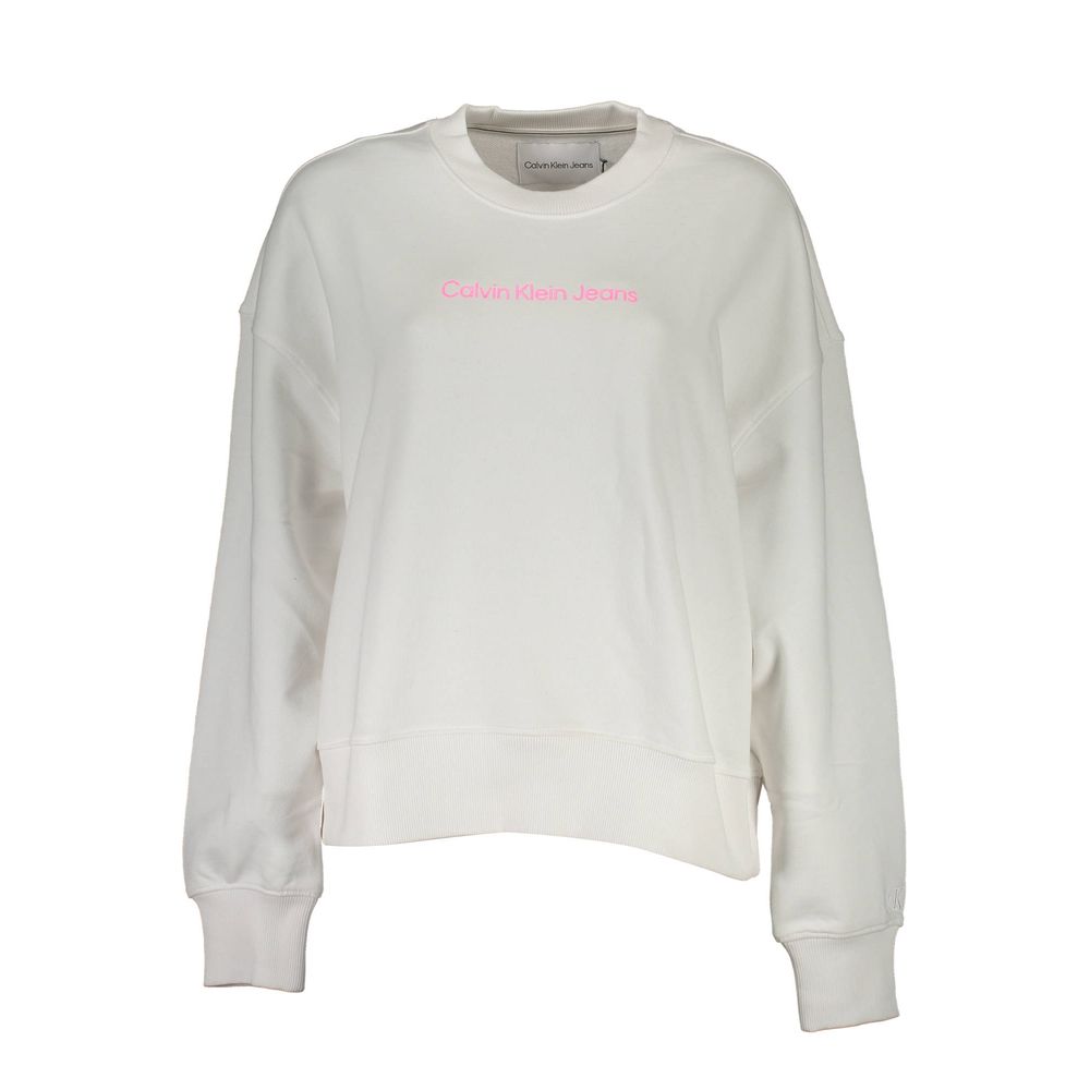 Calvin Klein White Cotton Women Sweater $208.00 Calvin Klein Luzworld