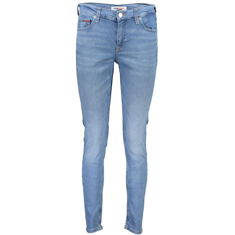 Tommy Hilfiger Blue Cotton Women Skinny Jean $250.00 Tommy Hilfiger Luzworld