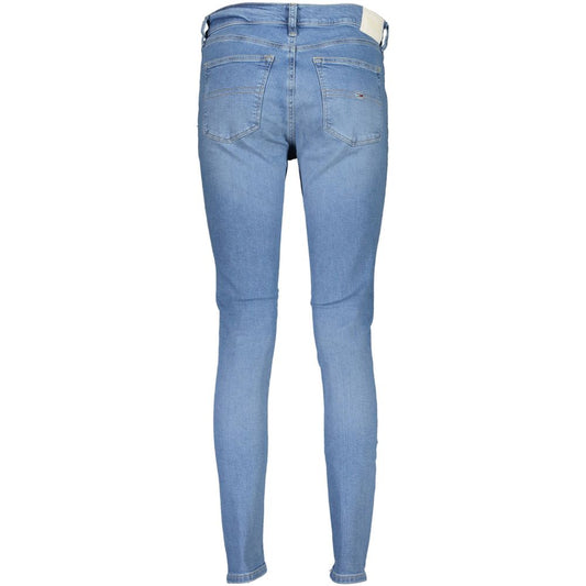 Tommy Hilfiger Blue Cotton Women Skinny Jean $250.00 Tommy Hilfiger Luzworld