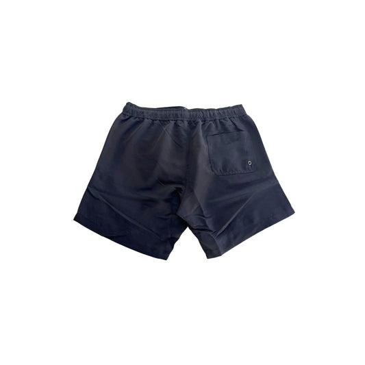 Trussardi Beachwear "Black Polyester Men Swim Shorts" $148.00 Trussardi Beachwear Luzworld