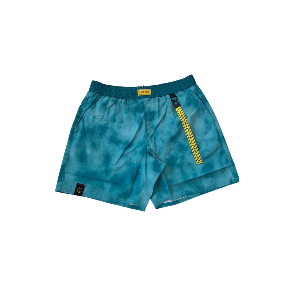 Iceberg Light Blue Polyester Men's Swim Short