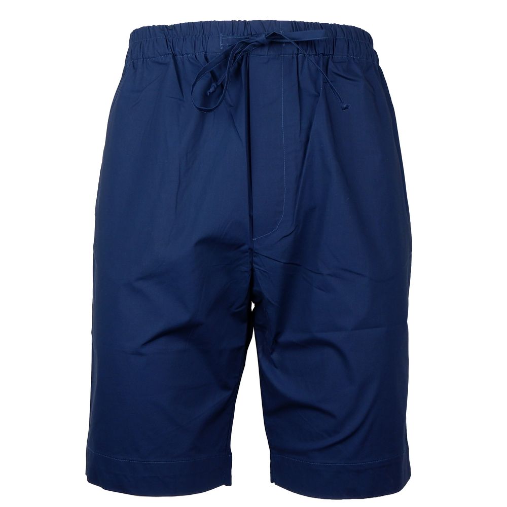 Alpha Studio Blue Cotton Short $234.00 Alpha Studio Luzworld
