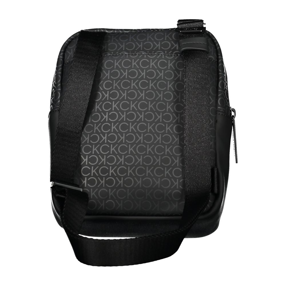 Calvin Klein Sleek Black Shoulder Bag with Contrasting Accents $217.00 Calvin Klein Luzworld