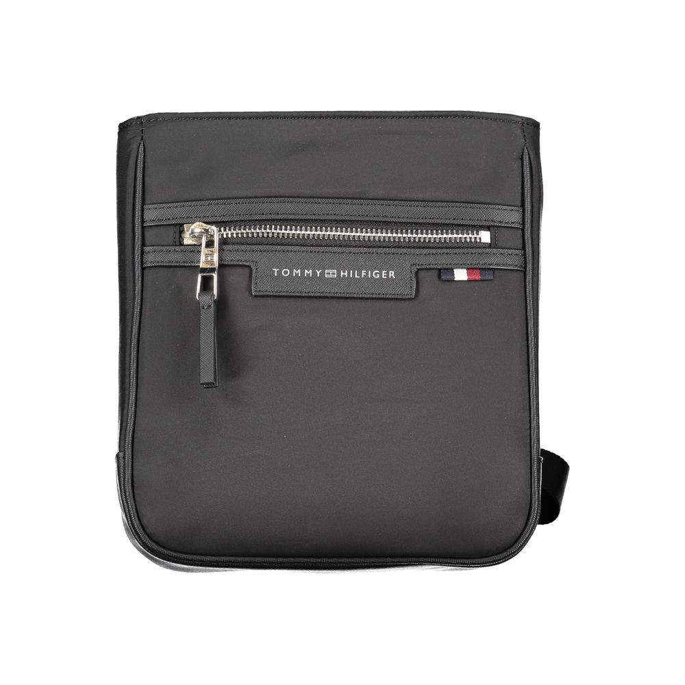 Tommy Hilfiger Black Polyester Shoulder Bag $230.00 Tommy Hilfiger Luzworld