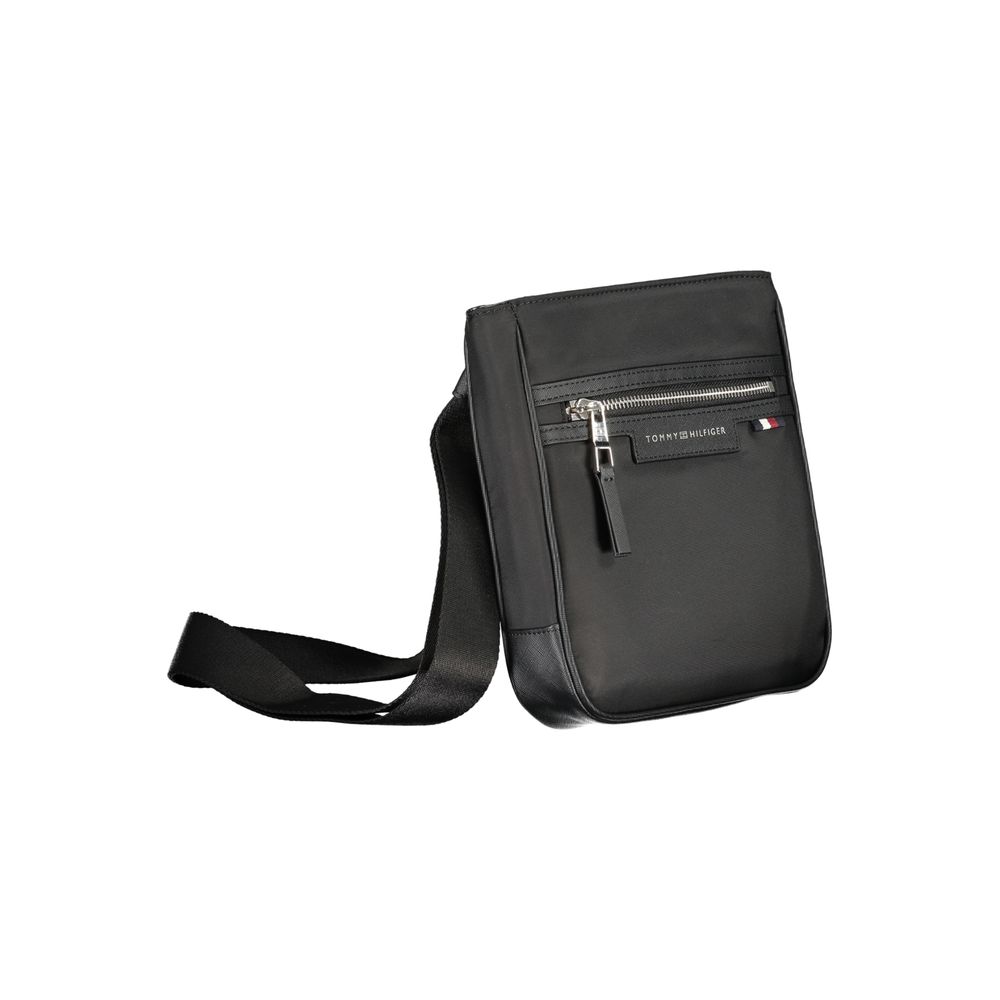 Tommy Hilfiger Black Polyester Shoulder Bag $230.00 Tommy Hilfiger Luzworld
