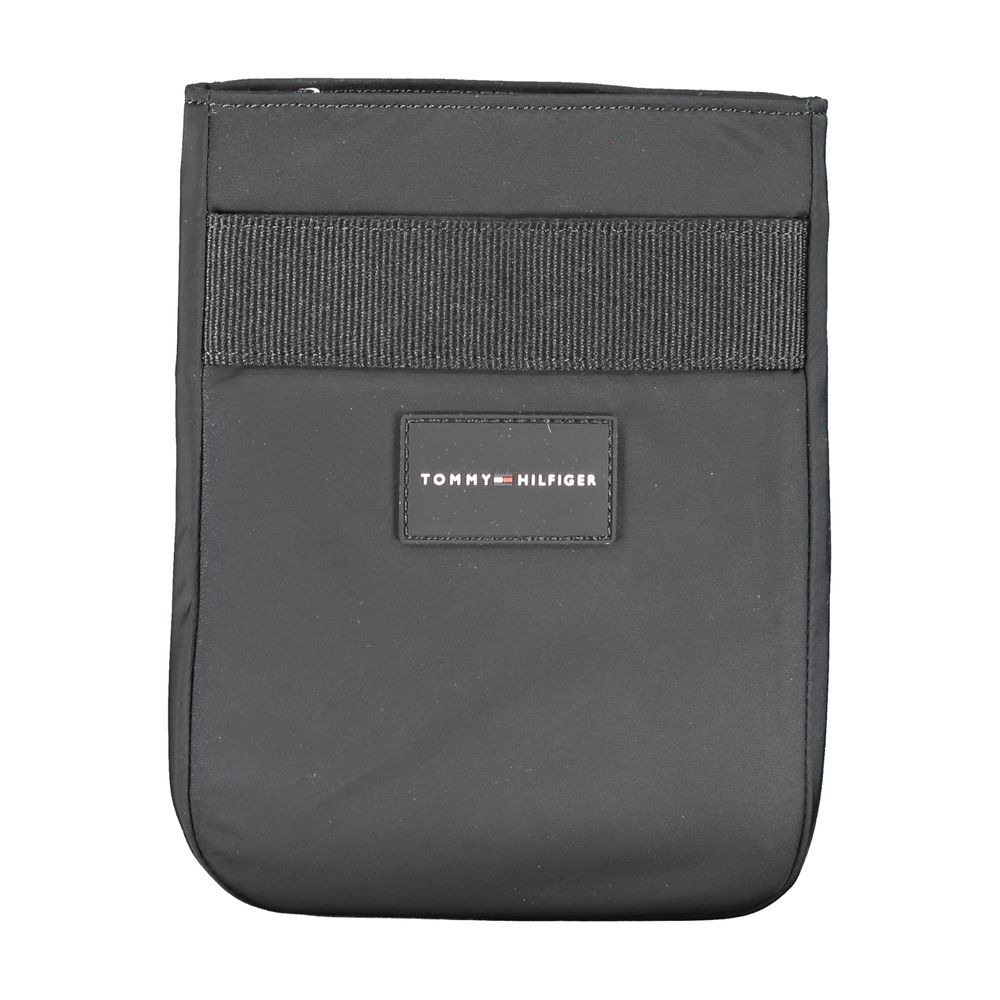 Tommy Hilfiger Black Polyester Shoulder Bag $210.00 Tommy Hilfiger Luzworld
