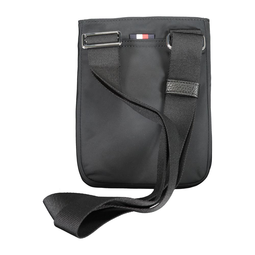 Tommy Hilfiger Black Polyester Shoulder Bag $210.00 Tommy Hilfiger Luzworld